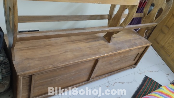 Alna Shegun wood (সেগুন কাঠের আলনা)